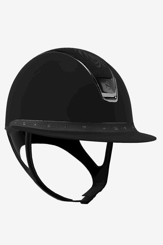 2.0 Shadowmatt Miss Shield Flower Emb Frontal Band Royal Flower Svart