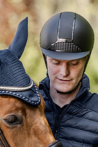 SWING H24 Chrome Ridhjälm Svart