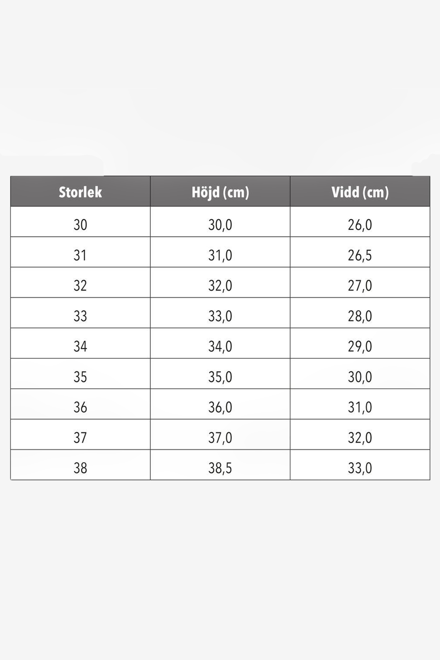 Size Guide