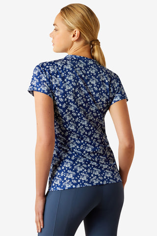 Labyrinth 1/4 T-shirt Sodalite Floral