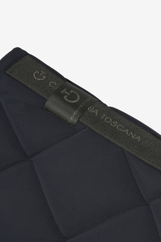 Diamond Quilt Jersey Dressyrschabrak Navy
