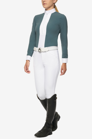 Pleated Jersey Skjorta Långärm