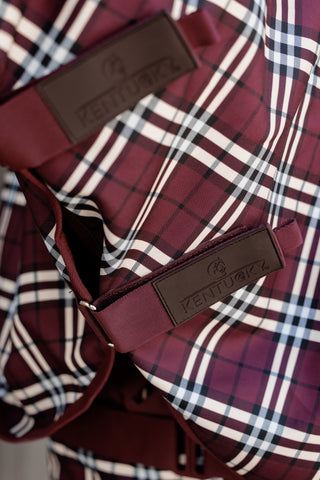 Hals Comfort 100g Bordeaux/Rutig