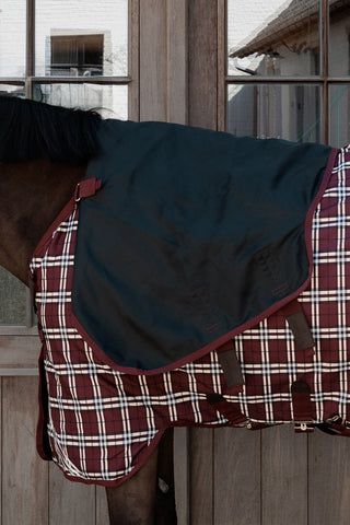 Hals Comfort 0g Bordeaux/Rutig