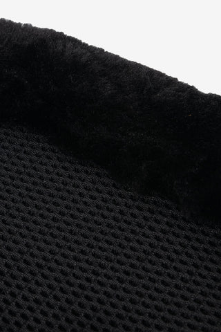 Fleece Edged Mesh Damask