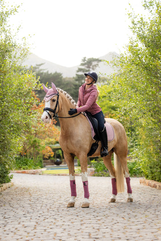 Suede Dressyrschabrak Square Blossom