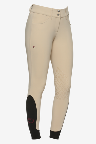 American Ridbyxor Knä Grip Beige