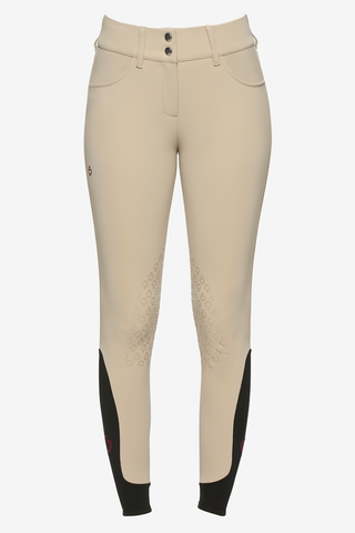 American Ridbyxor Knä Grip Beige