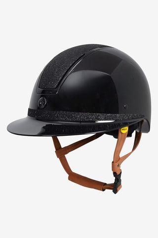 Ridhjälm Vision Mips Star Shiny Svart