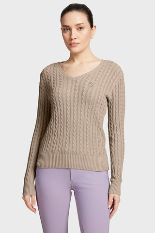 Lisa Twisted Tröja SS24 Sand