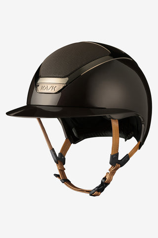 Star Lady 2.0 Pure Shine Leather Chinstrap Brun Espresso Brown