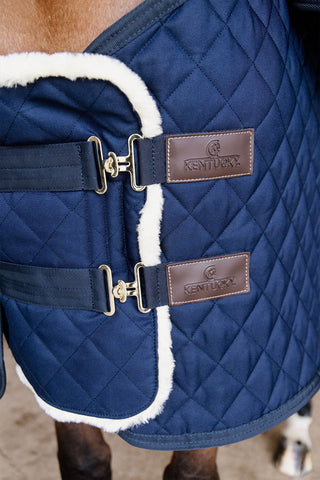 Quiltad Täckesförlängare Navy