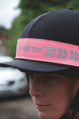 Equi-Flector Reflex Hjälmband Rosa