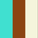 Turkos/Brun/Beige