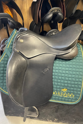 Demo zadel KIEFFER INZELL DRESSUUR 17" ZWART