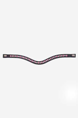 Pannband E-Logga Rosa/Vit