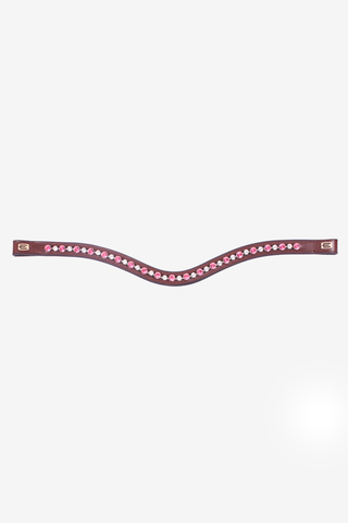 Pannband E-Logga Rosa/Vit