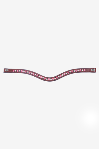 Pannband E-Logga Rosa/Vit