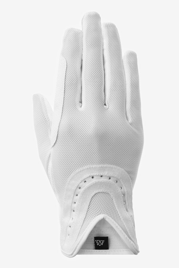 Riding Gloves Jewel White