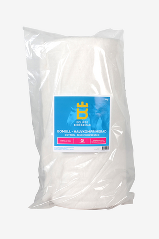Bomull Halvkomprimerad