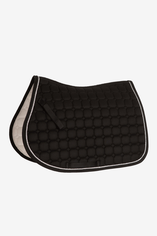 Octagon Zari Shine Jump Saddle Pad Black/Silver
