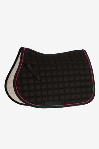 Octagon Zari Shine Jump Saddle Pad Black/Fuchsia