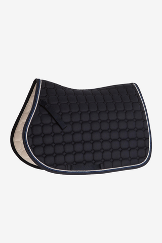 Octagon Zari Shine Jump Saddle Pad Navy/Silver