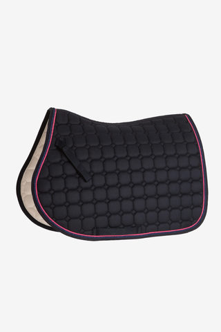Octagon Zari Shine Jump Saddle Pad Navy/Pink