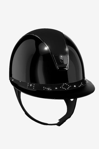 Ridhjälm 2.0 Glossy Miss Svart FB Celestial Crystal