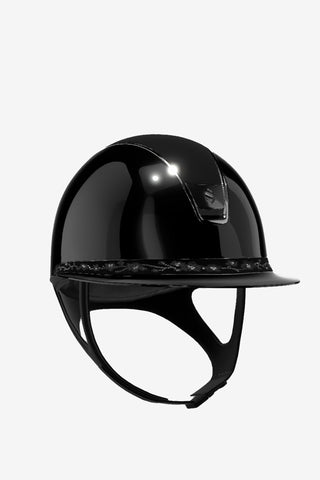 Casque d'équitation 2.0 Glossy Miss Noir FB Cherry Blossom