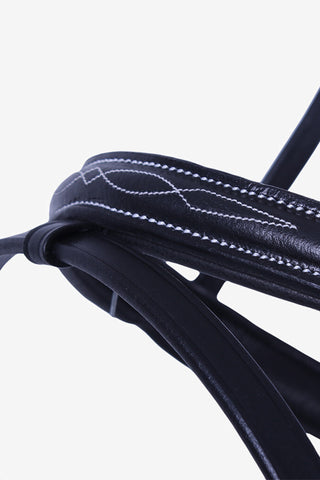 Träns luxury stitched Svart