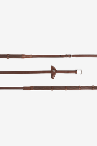 Eccelente Gummityglar med Stopp Buckle Loop Cognac