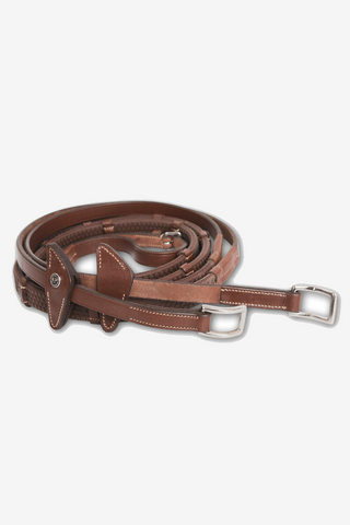Eccelente Gummityglar med Stopp Buckle Loop Cognac
