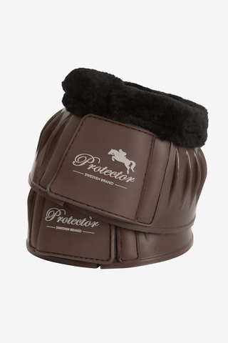 Gummiboots Fleece Brun