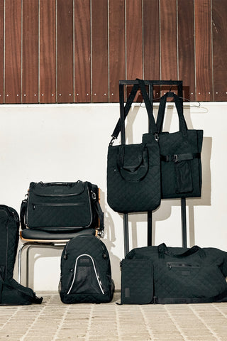 Weekend Bag Quilted Svart