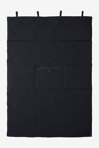 Quiltad Boxgardin Svart