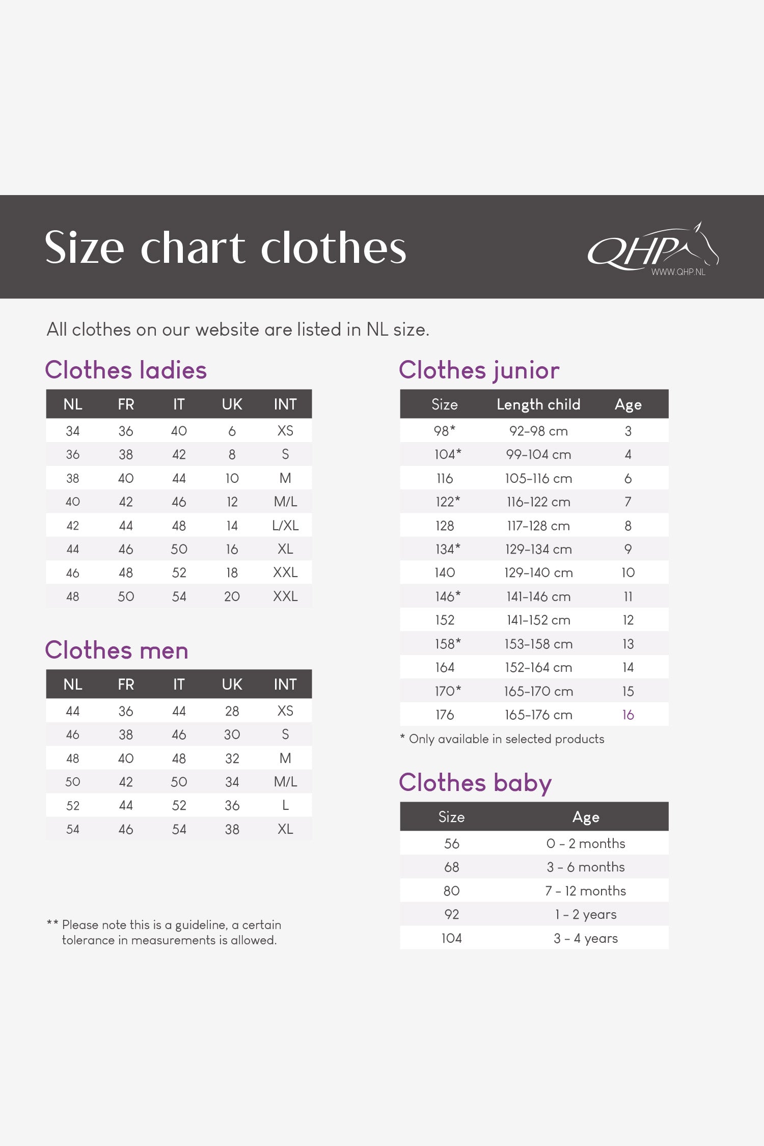 Size Guide