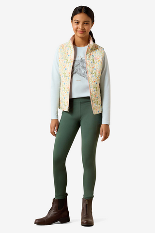 Vändbar Väst Bella Junior Horse In Flowers / Sepia Rose