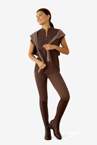 Topp Breathe 1/2 Zip Pommel Brown