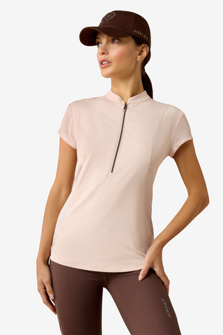 Topp Breathe 1/2 Zip Sepia Rose