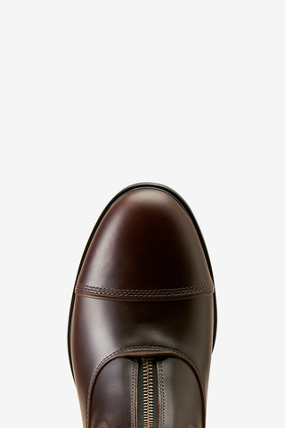 Ridskor Devon Zip Herr Waxed Chocolate