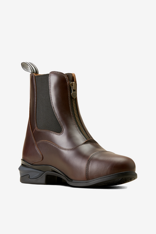 Ridskor Devon Zip Herr Waxed Chocolate
