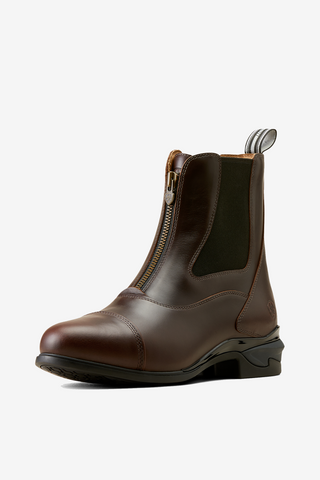 Ridskor Devon Zip Herr Waxed Chocolate