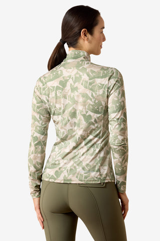 Top LunaVeil 1/2 Olive Coin Print