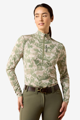 Top LunaVeil 1/2 Olive Coin Print