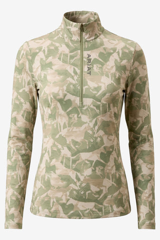 Top LunaVeil 1/2 Olive Coin Print