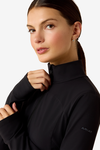 Tröja SolVeil Full Zip Svart