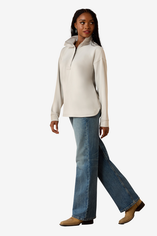 Tröja 1/2 Zip Breeze Quiet Grey