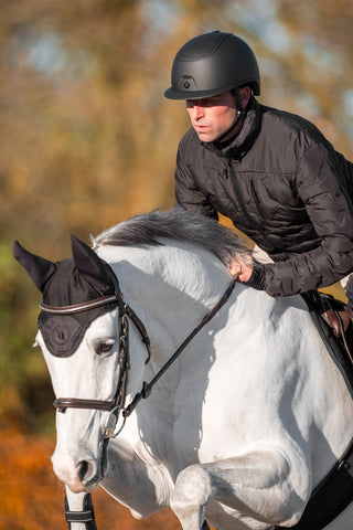Casque d'équitation Strixx Mat/Mat MIPS Noir