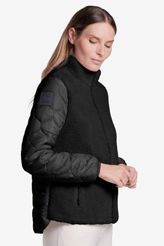 Fleecejacke Teddy Schwarz